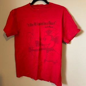 Red Walt Disney World tee